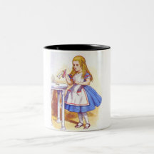 Alice Drinks Colour Coffee Mug