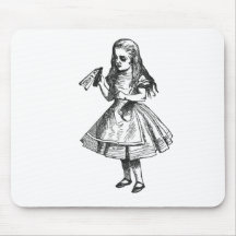 Alice Drinks Mouse Pads