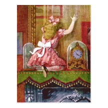 Alice Falls Through The Mirror Post Cards