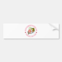 Alice glimpses Wonderland through a tiny door! Bumper Stickers