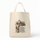 Alice Humpty Dumpty Wonderland Conversation Quote Tote Bag