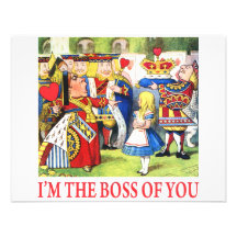 ALICE - I'M THE BOSS OF YOU CUSTOM ANNOUNCEMENTS