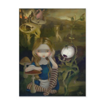 "Alice in a Bosch Landscape" Postcard