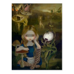 "Alice in a Bosch Landscape" Postcard