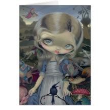 "Alice in a Bosch Wonderland" Greeting Card