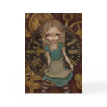 "Alice in Clockwork" Greeting Card