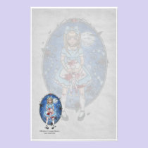 Alice in Delphineland Gothic Stationery stationery