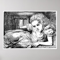 Alice in the White Rabbit's House Poster