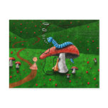 Alice in Wonderland - Advice From A Caterpillar Post Card
