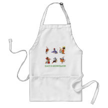 Alice in Wonderland and Friends Aprons