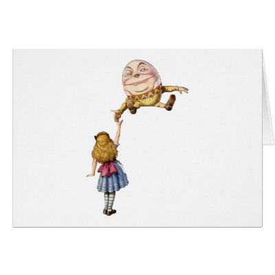Alice in Wonderland and Humpty Dumpty by WONDERLAND_SHOP