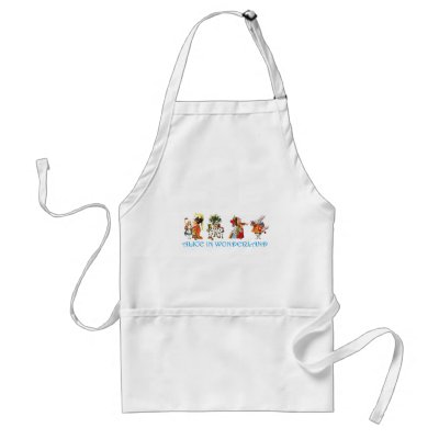ALICE IN WONDERLAND APRONS by cowboylove