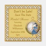 Alice in Wonderland Bridal Shower Save the Date Magnet