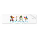 ALICE IN WONDERLAND bumper stickers
