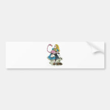 Alice in Wonderland Bumper Sticker