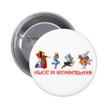 ALICE IN WONDERLAND BUTTON