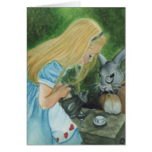 Alice in Wonderland Card