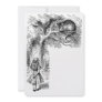 Alice in Wonderland; Cheshire Cat with Alice Personalized Announcement