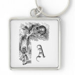 Alice in Wonderland; Cheshire Cat with Alice Keychain