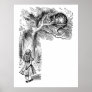Alice in Wonderland; Cheshire Cat with Alice Print
