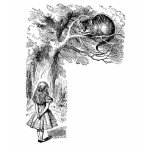 Alice in Wonderland; Cheshire Cat with Alice t-shirts