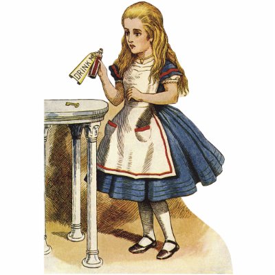 Alice in Wonderland Cutout Standup Photo Sculpture by artdavinci