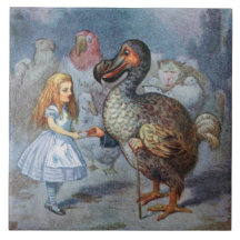 Alice in Wonderland Dodo Art Tile or Trivet