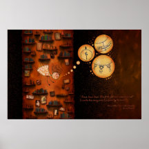 Alice in Wonderland-Down The Rabbit-Hole Print
