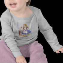 Alice in Wonderland - Drink Me - by Tenniel t-shirts