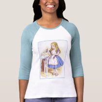 Alice in Wonderland - Drink Me - by Tenniel t-shirts