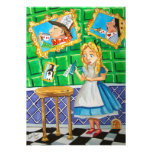 Alice in wonderland, drink me. Mad hatter Custom Invites