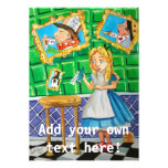 Alice in wonderland, drink me. Mad hatter Invitation