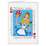 Alice in Wonderland, Eat Me! Card