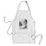 Alice in Wonderland Following White Rabbit Apron