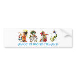 ALICE IN WONDERLAND & FRIENDS bumper stickers