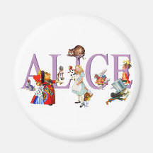 ALICE IN WONDERLAND & FRIENDS MAGNETS
