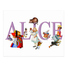 ALICE IN WONDERLAND & FRIENDS POSTCARDS