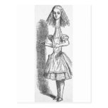 Alice in Wonderland Grows Tall Post Card