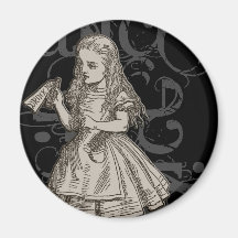 Alice In Wonderland Grunge Fridge Magnets