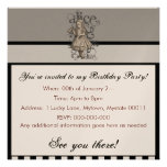 Alice in Wonderland Grunge Invite