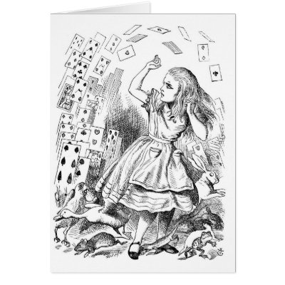 Alice in Wonderland House of Cards by jerseyskimmilk