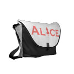 Alice in Wonderland in Salmon Pink Courier Bags