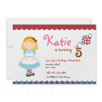 ALICE in Wonderland Personalized Invite