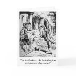 Alice in Wonderland invitation cards