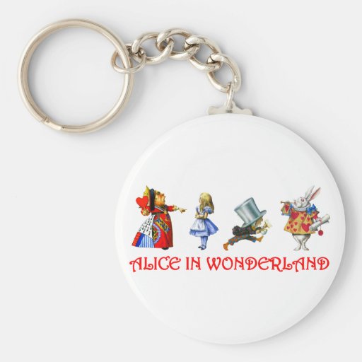 ALICE IN WONDERLAND KEYCHAINS