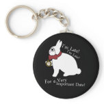 Alice in Wonderland Late Rabbit Keychain