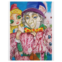 ALICE IN WONDERLAND MAD HATTER FULL COLOR FLYER