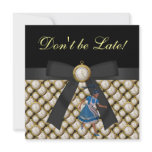 Alice in Wonderland Mad Hatter Tea Party Invites