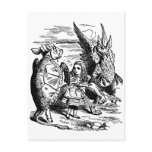 Alice in Wonderland; Mock Turtle, Gryphon, Alice postcards