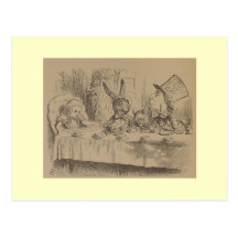 Alice in Wonderland: Original Mad Tea Party Postcard